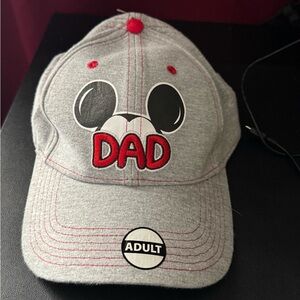 Disney Black and Red Hat with Blue Tag